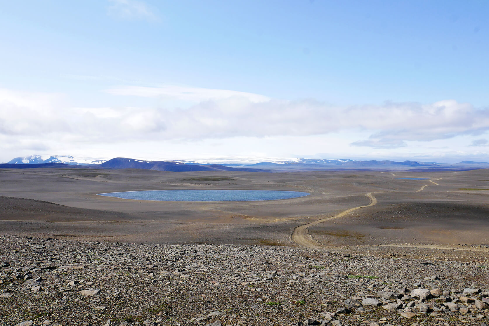 Hálendisslóði. Mynd: Snæbjörn Guðmundsson