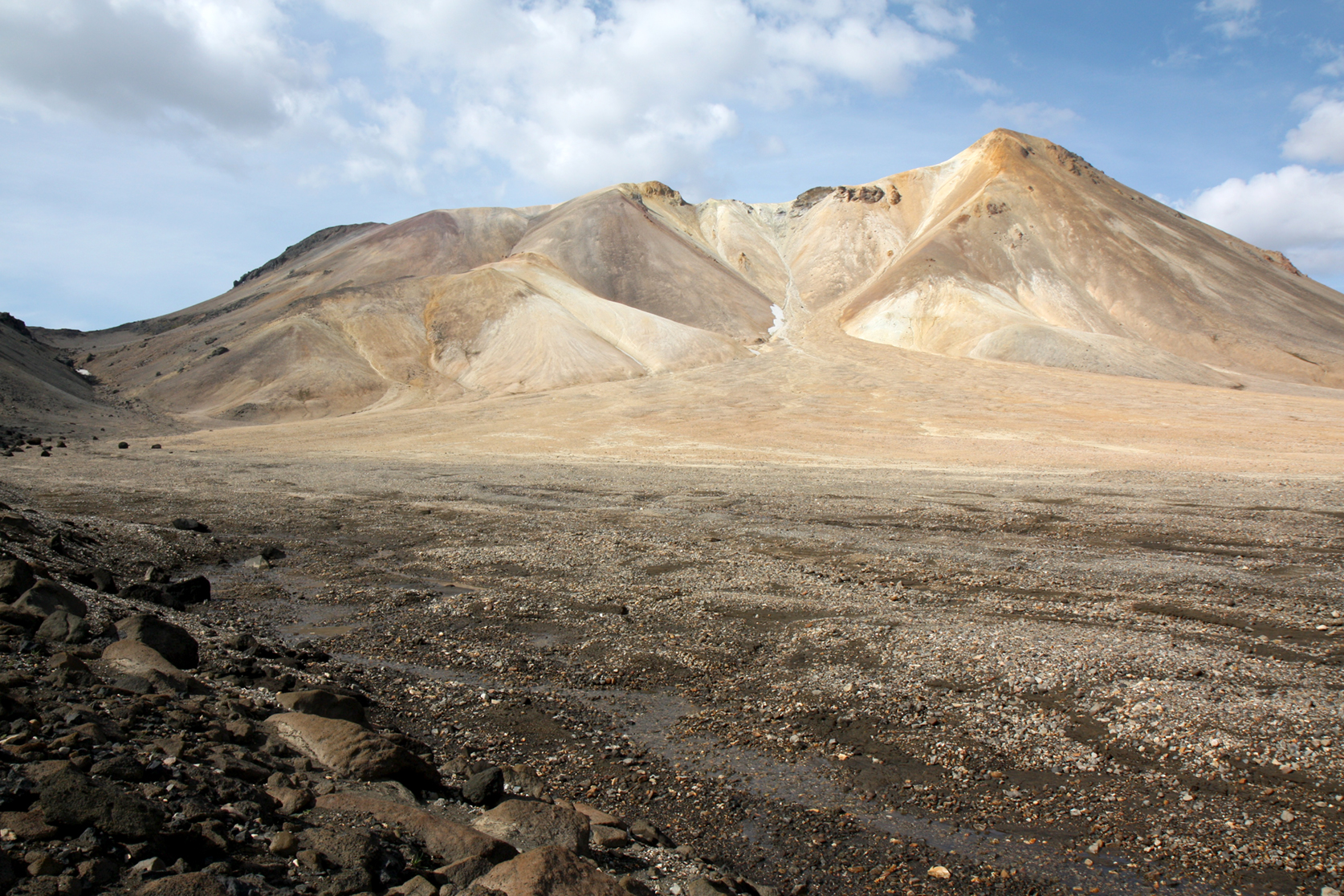 Skrauti í Vonarskarði. Mynd: Kristján Jónasson