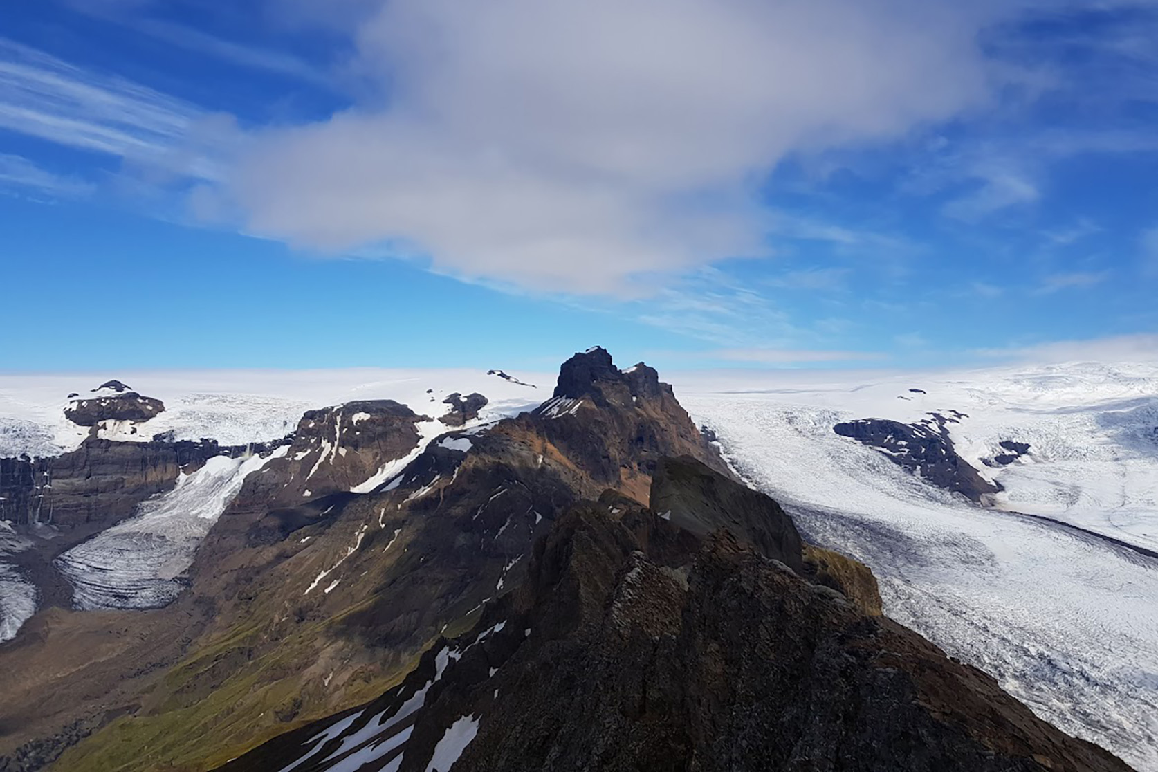 Kristínartindar í Skaftafelli. Mynd: Nína Aradóttir