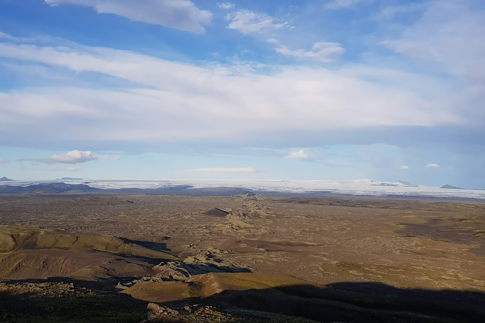 Lakagígar, horft til norðurs. Mynd: Nína Aradóttir